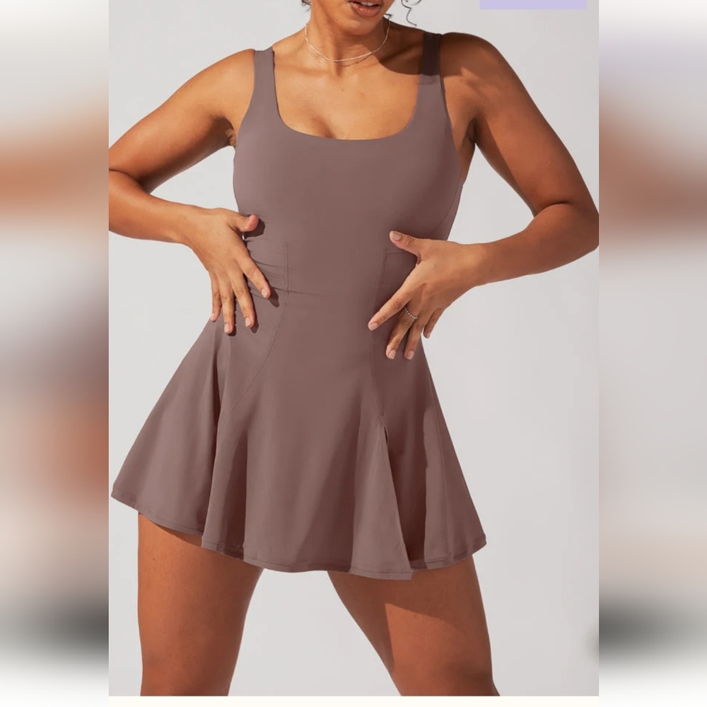 PopFlex Tie-Breaker Superdress ~Peppercorn ~Size Small